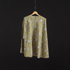 Sanganeri hand cotton wrap around skirt 85 - handcrafted