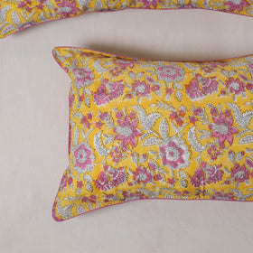 Sanganeri hand block print pillow cover (set of 2) 05