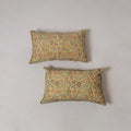 Sanganeri hand block print pillow cover (set of 2) 16