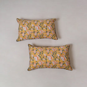 Sanganeri hand block print pillow cover (set of 2) 17