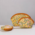  Sanganeri Block Printing Cotton Toiletry Bags 