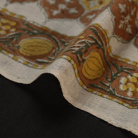 Yellow - sanganeri pure wool fabric 11 - handcrafted