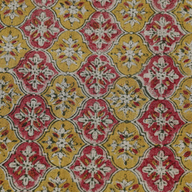 Buy Multicolor Sanganeri Block Print Pure Wool Fabric Online