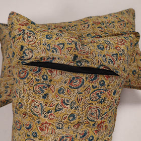 Yellow - Set of 2 Handcrafted Cotton Pillow Covers 25