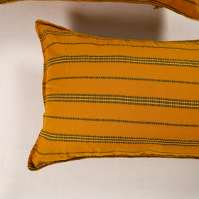 Yellow - set of 2 jacquard cotton pillow covers 24