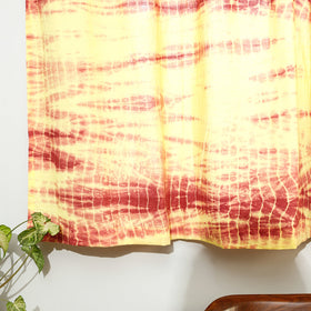 shibori window curtain