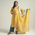 Buy Shibori Tye-Dye Chanderi Silk Kurta with Palazzo & Dupatta Set Online at iTokri.com