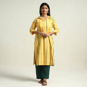 Shibori Kurta with Palazzo & Dupatta Set
