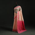Silk cotton dhakai jamdani saree 02 - handcrafted