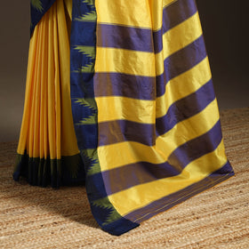 Silk ilkal saree with temple border 12 - handcrafted