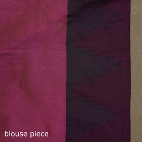 Silk ilkal saree with temple border 14 - handcrafted