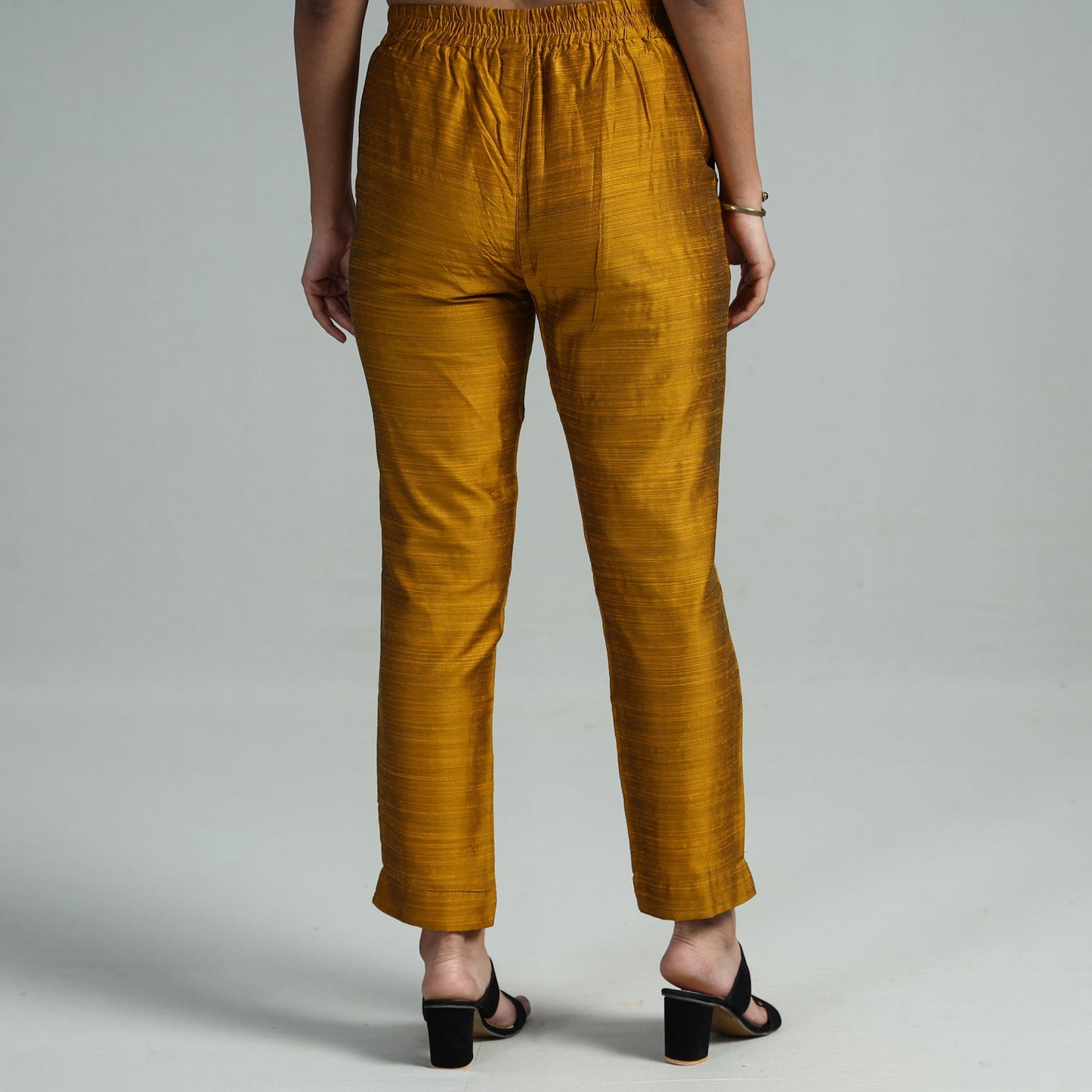  Silk Tapered Casual Pant for Women 01 