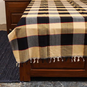 Yellow - single handloom cotton bed sheet (90 x 60 in) 81