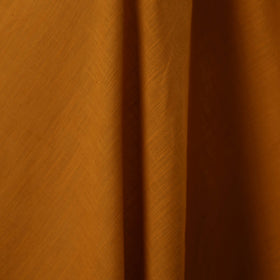 Yellow Slub Cotton Plain Fabric