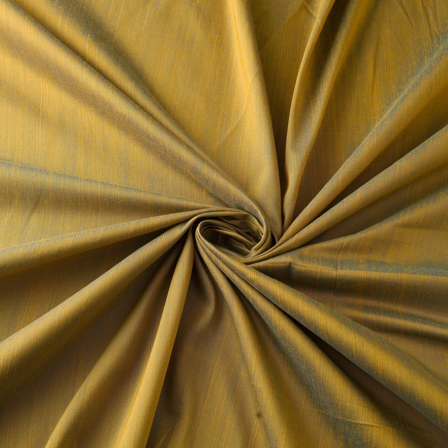 Yellow Slub Silk Plain Fabric 