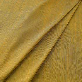 Yellow Slub Silk Plain Fabric 