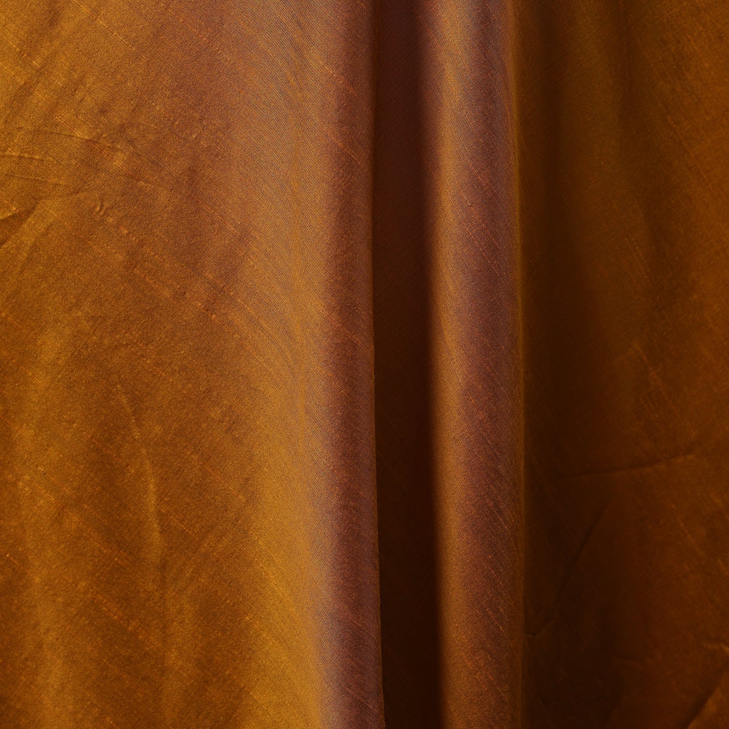 Yellow Slub Silk Plain Fabric