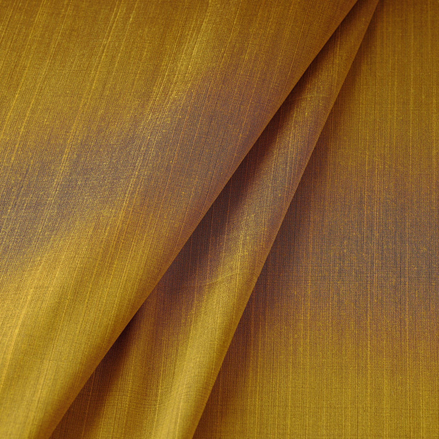 Yellow - Slub Silk Plain Fabric 13