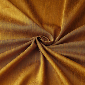Orange Slub Silk Plain Fabric 