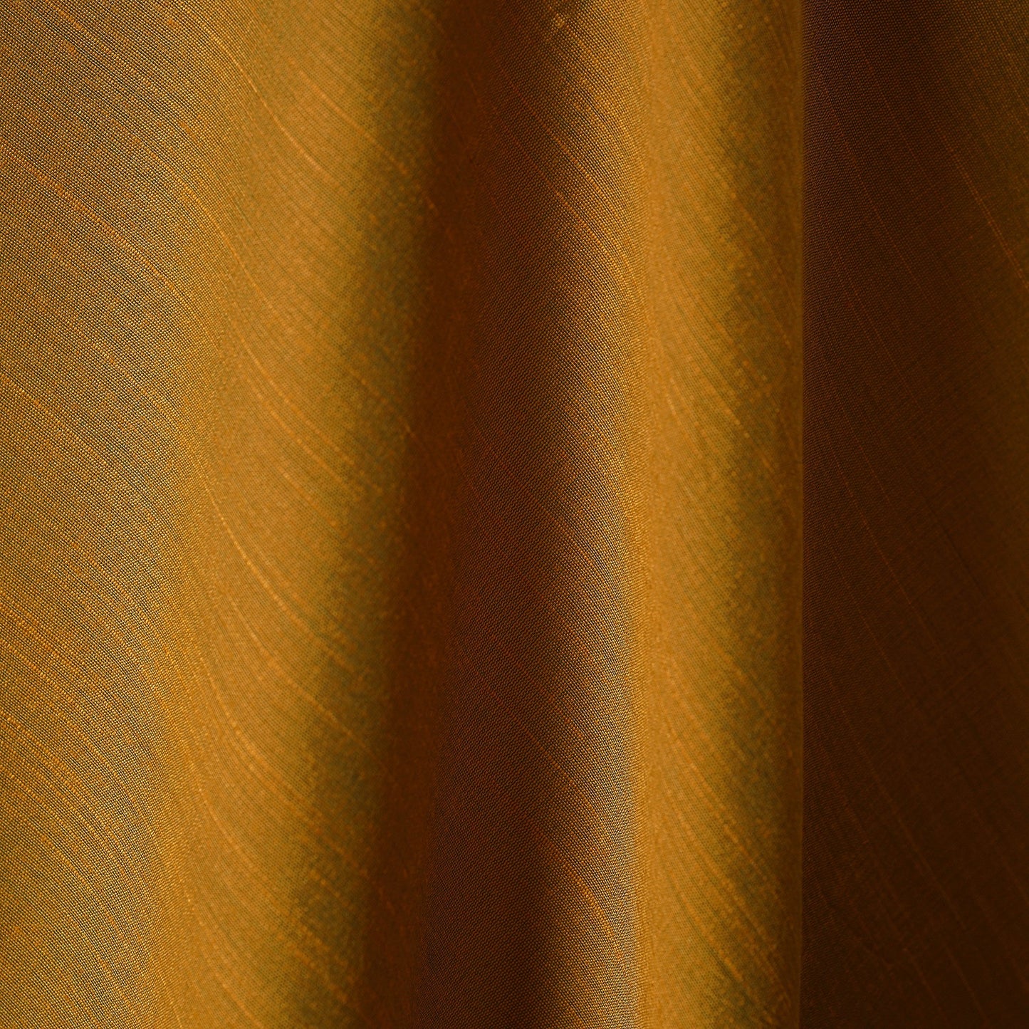 Yellow - slub silk plain fabric 15 - handcrafted