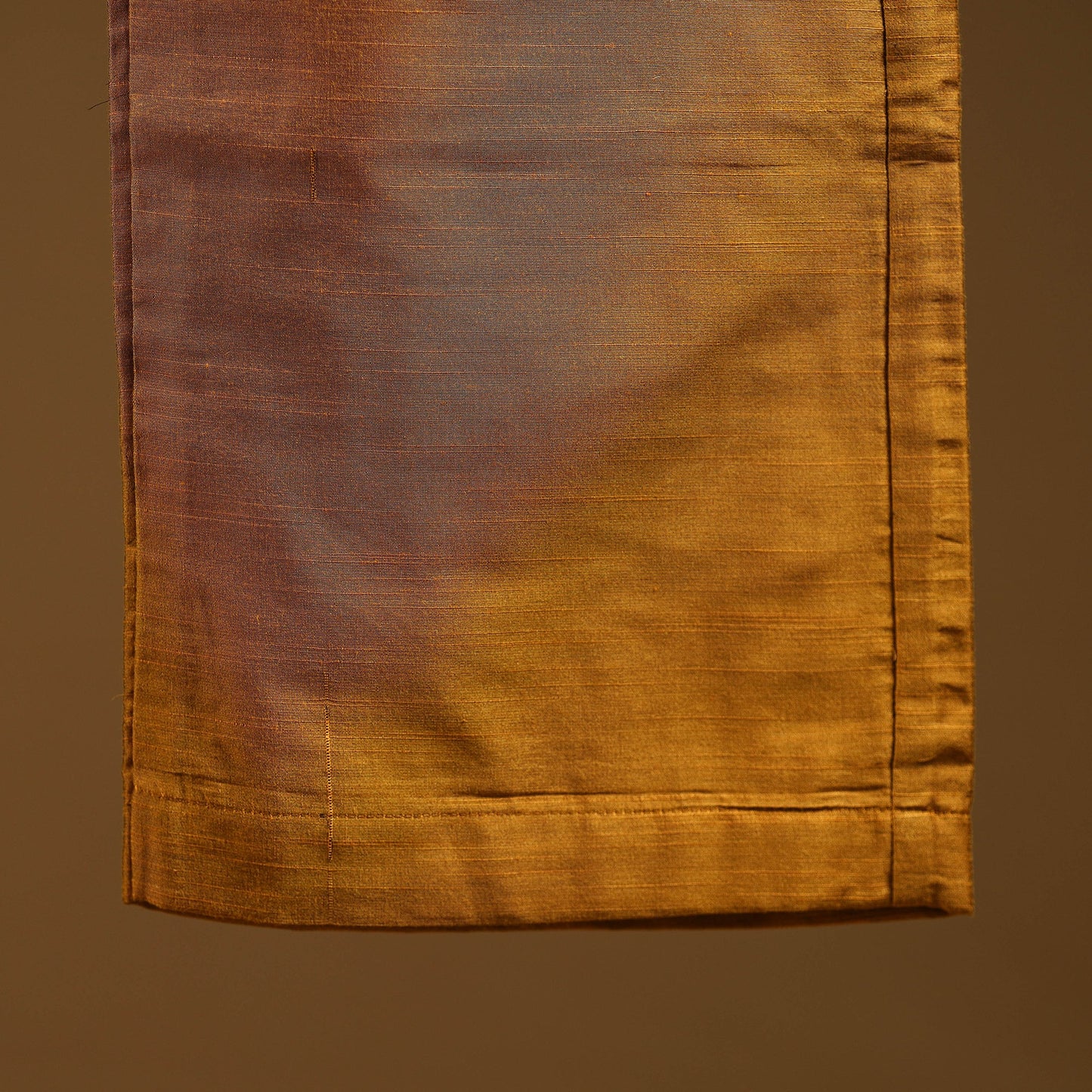 Yellow - slub silk plain palazzo 05 - handcrafted