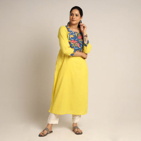 plain patchwork kurta 