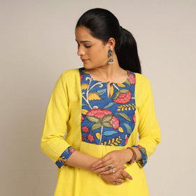 plain patchwork kurta 