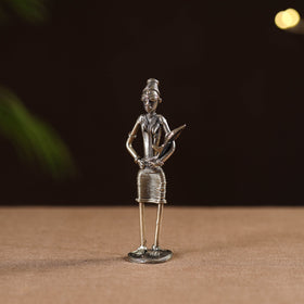 Standing women with child - tribal odisha dokra handmade