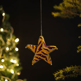 Star Felt Ornament - Handmade Christmas Decor 25