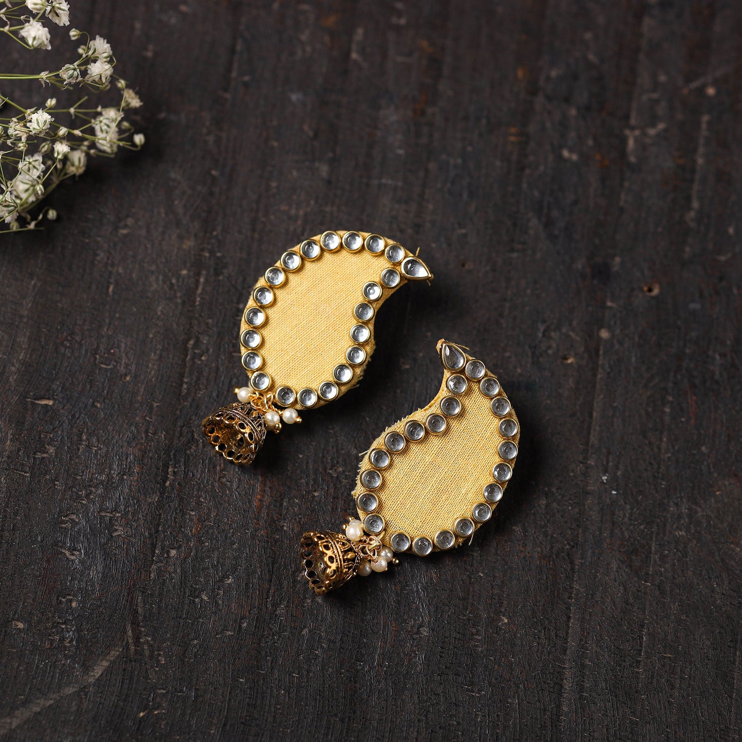 Buy Suhani Stone Work Fabart Earrings