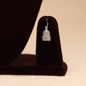 Yellow - orange - thread work german silver necklace set 01