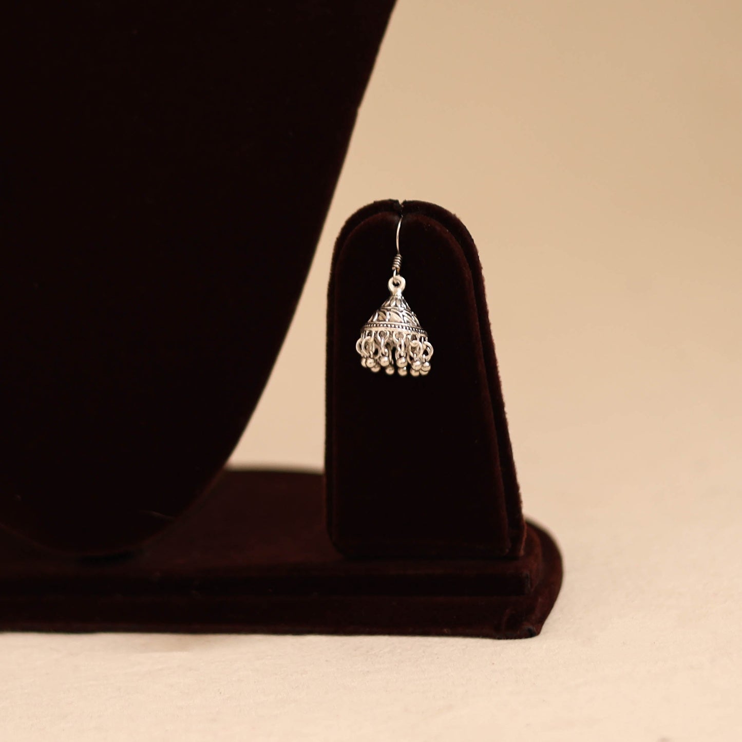 Yellow - thread work german silver necklace set 09