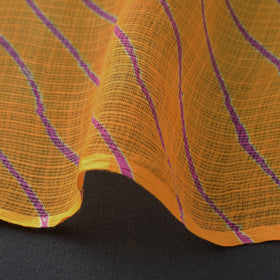 Yellow - leheriya tie-dye kota doria cotton fabric 17