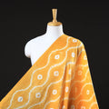 Yellow Tie & Dye Pure Cotton Shibori Fabric 