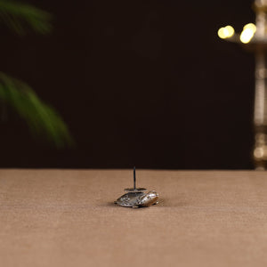 Tortoise - tribal odisha dokra handmade candle stand 12