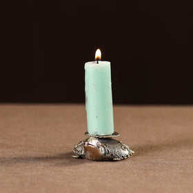 Tortoise - tribal odisha dokra handmade candle stand 12