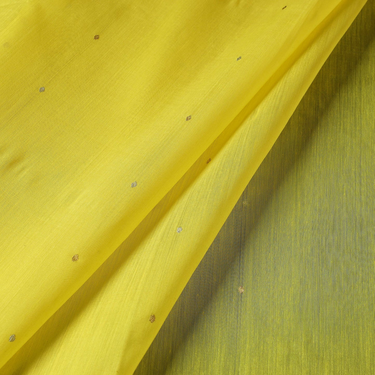  Traditional Chanderi Silk Cotton Handloom Zari Buti Fabric 