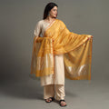 Buy Traditional Chanderi Silk Handloom Zari Buti Dupatta with Tassels 30 Online l iTokri.com