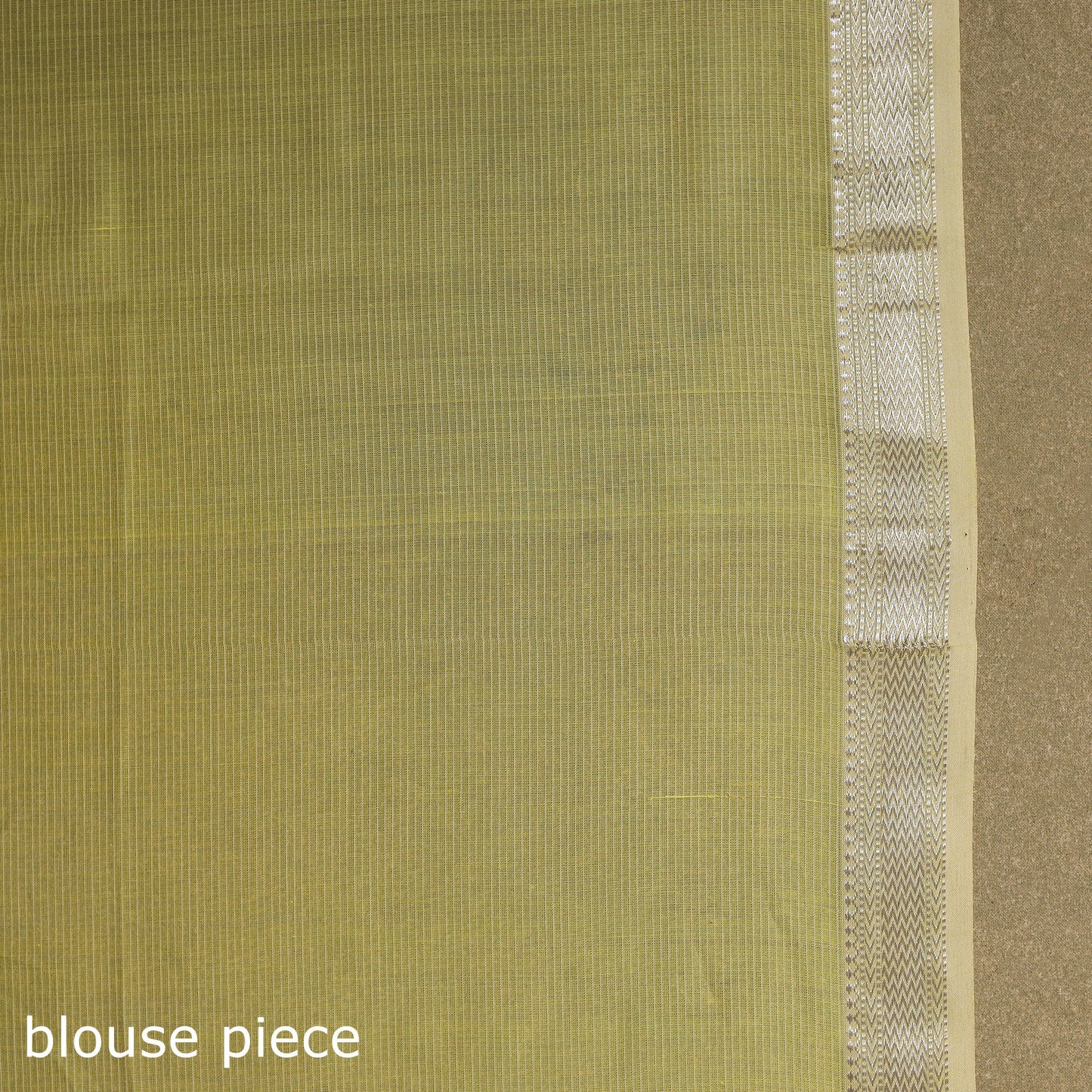 Yellow - traditional handloom zari work silk maheshwari