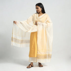 Buy Traditional Maheshwari Handloom Silk Cotton Zari Work Kurta with Dupatta Set Online at iTokri.com