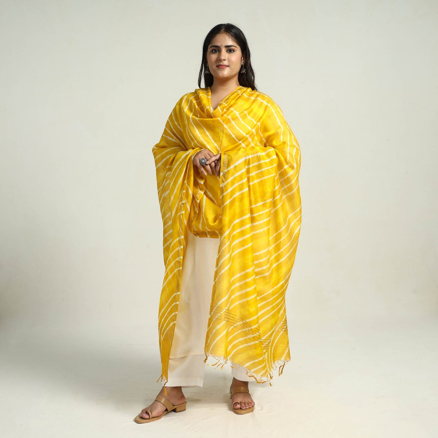  Designer Multicolor Leheriya Dupatta Online