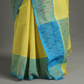Buy Traditional Venkatagiri Handloom Cotton Checks Saree 06 Online at iTokri.com