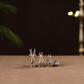 Tribal odisha dokra handmade home decor item (set of 4) 05