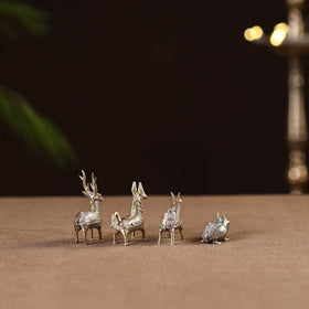 Tribal odisha dokra handmade home decor item (set of 4) 05