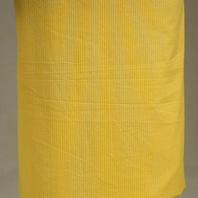 Yellow Unstitched Plain Cotton Kurta Material