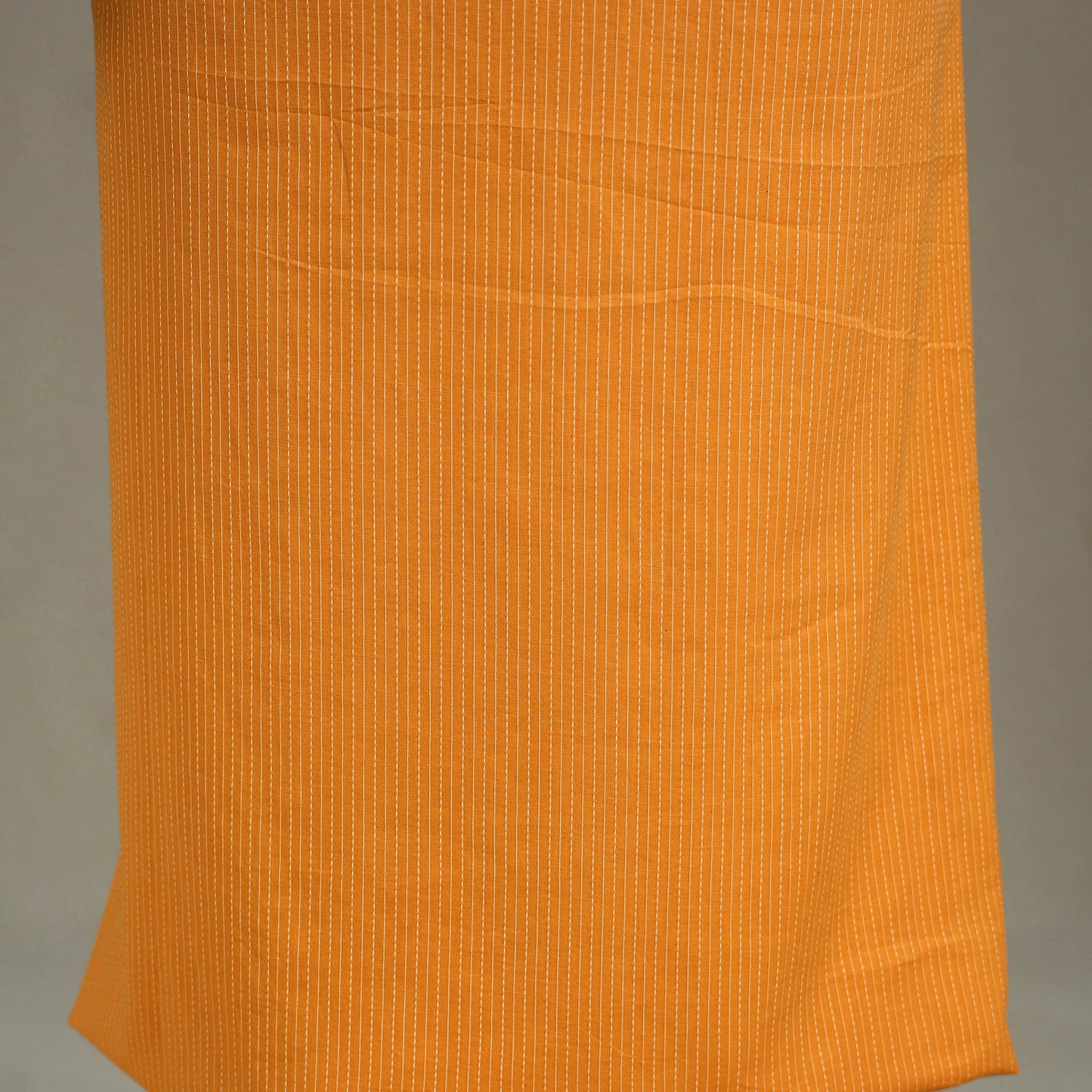 Yellow Unstitched Plain Cotton Kurta Material