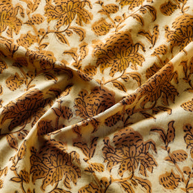 Traditional Bagru Print Fabric from Rajasthan