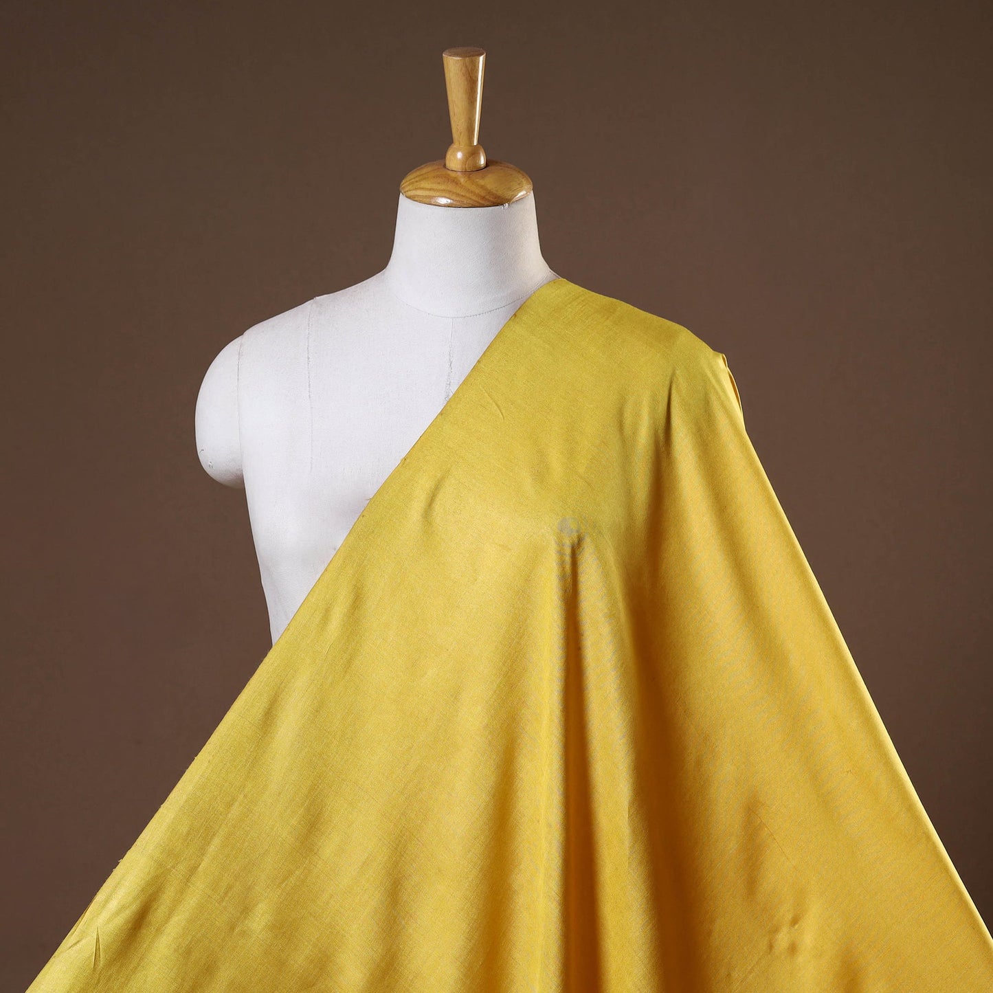 Yellow - vidarbha tussar silk handloom fabric 11