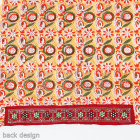 Buy Zardozi Hand Embroidered Sanganeri Cotton Blouse Piece 