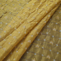 Zari buti silk tie-dye bandhani fabric 04 - handcrafted